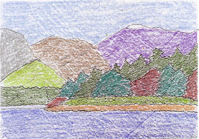  mountain lake